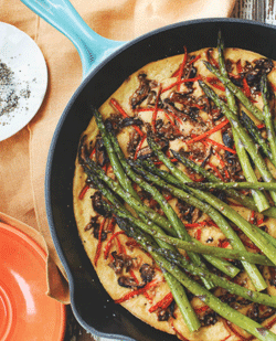 Sesame-Shiitake Tofu Frittata